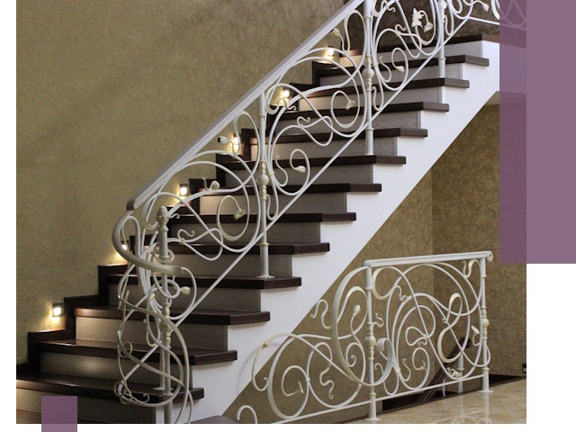 Кованые лестницы под ключ в Чусовой — изготовление и монтаж