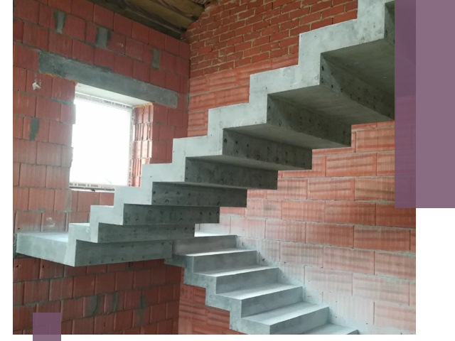 Бетонные лестницы под ключ в Чусовой: монтаж, демонтаж, ремонт