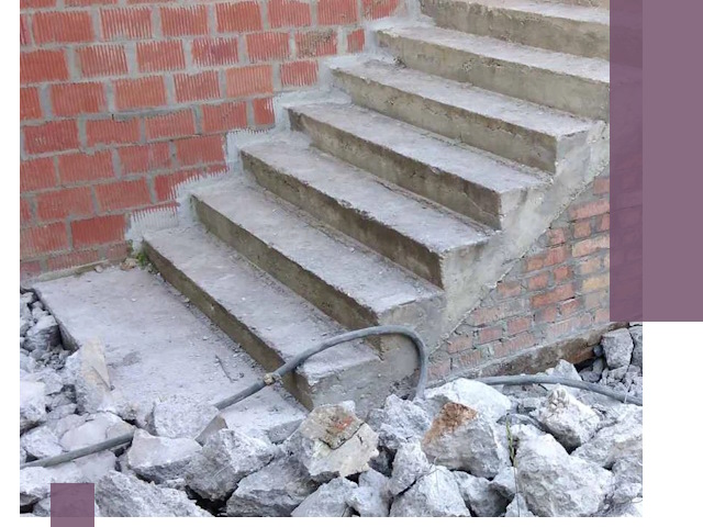 Демонтаж бетонных лестниц в Чусовой: быстро и безопасно
