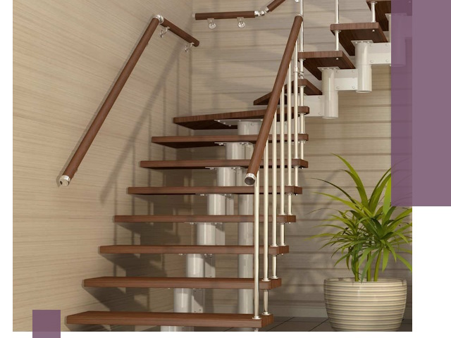 Изготовление модульных лестниц под ключ в Чусовой