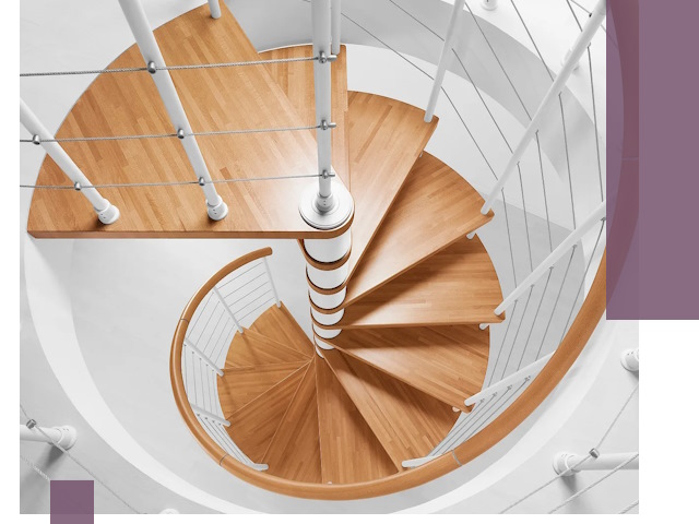 Изготовление винтовых лестниц под ключ в Чусовой