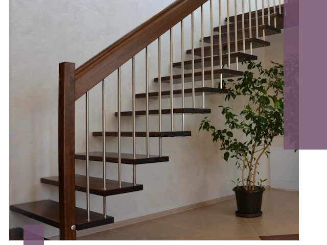 Лестницы на больцах под ключ в Чусовой – изготовление и монтаж