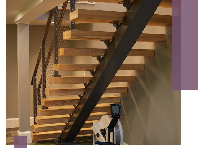 Лестницы на монокосоурах под ключ в Чусовой - изготовление и монтаж