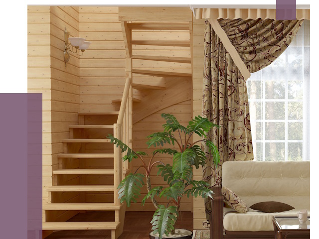 Лестницы для дачи в Чусовой от 77576 руб.  | ПРОЛЁТ-Чсв