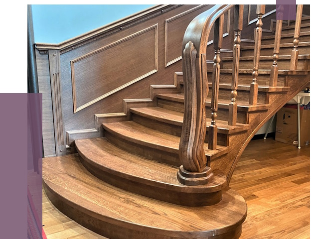 Дубовые лестницы под ключ в Чусовой от 180228 руб. — ПРОЛЁТ-Чсв