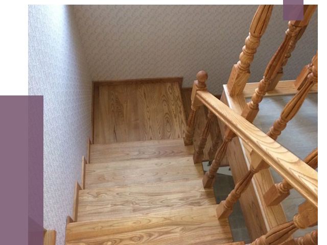 Сосновые лестницы в Чусовой под ключ от 8254 руб.  | ПРОЛЁТ-Чсв