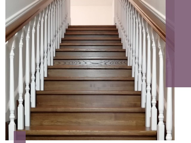 Лестницы из ясеня на заказ в Чусовой — изготовление и монтаж