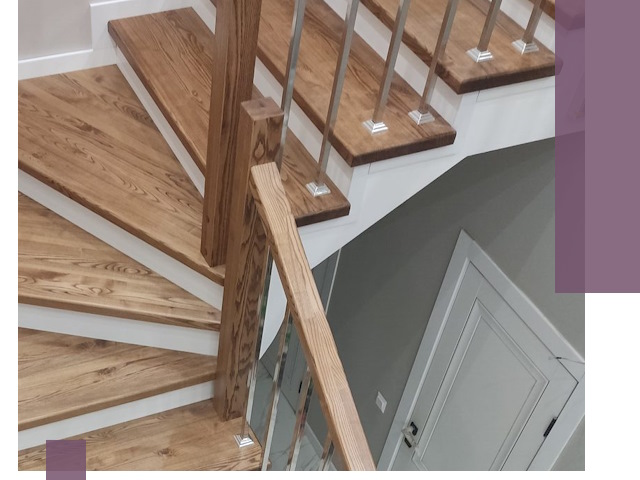 Обшивка металлических лестниц под ключ в Чусовой