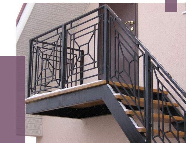 Металлические перила в Чусовой от 4388 руб.  | ПРОЛЁТ-Чсв