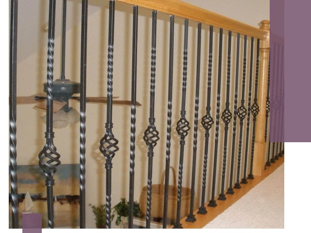 Изготовление и монтаж кованных перил в Чусовой под ключ