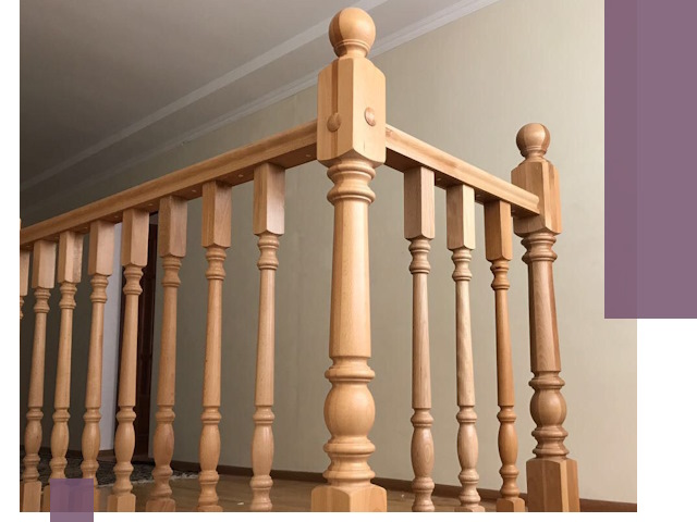 Деревянные перила на заказ в Чусовой: монтаж и изготовление