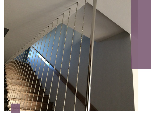 Тросовые перила под ключ в Чусовой — производство и монтаж