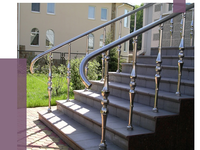 Перила для крыльца в Чусовой от 10970 руб. — монтаж ПРОЛЁТ-Чсв