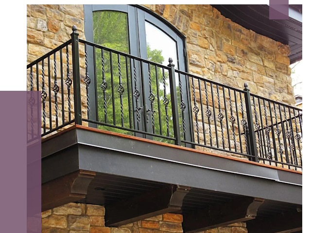 Балконные ограждения в Чусовой от 8202 руб. — купить | ПРОЛЁТ-Чсв