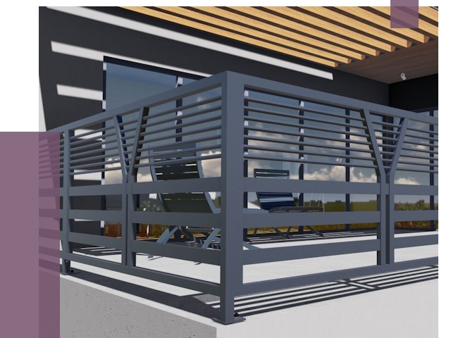 Изготовление балконных ограждений в Чусовой от 10970 руб. | ПРОЛЁТ-Чсв