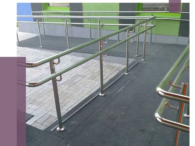 Ограждения пандусов в Чусовой от 4440 руб. монтаж | ПРОЛЁТ-Чсв