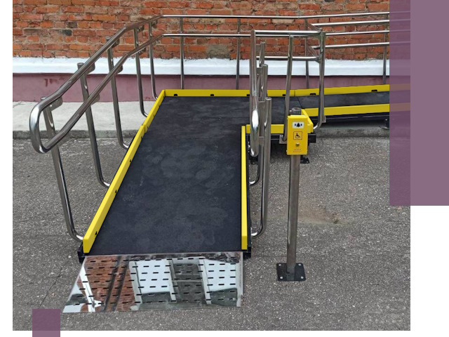 Изготовление наклонных пандусов для инвалидов в Чусовой