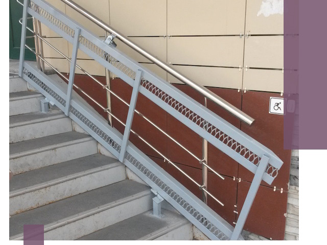 Изготовление откидных пандусов под ключ в Чусовой