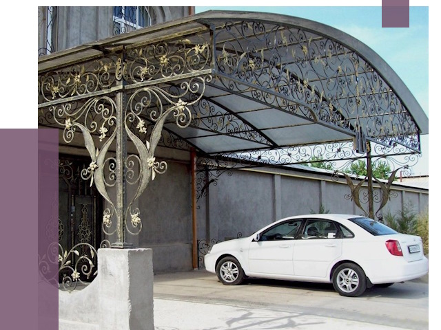 Кованые навесы в Чусовой от 14888 руб. | ПРОЛЁТ-Чсв