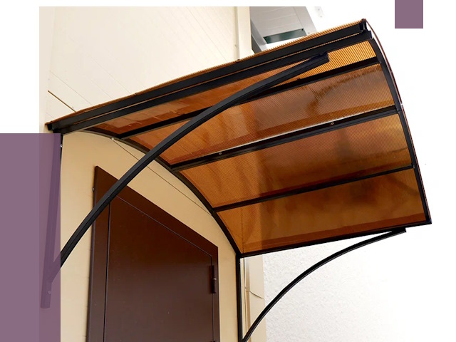 Недорогие козырьки в Чусовой от 7752 руб.  | ПРОЛЁТ-Чсв