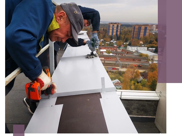 Монтаж парапетов в Чусовой — установка прочных металлических ограждений