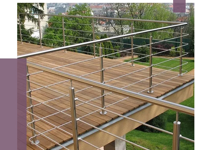 Алюминиевые парапеты в Чусовой под ключ от 7940 руб. 