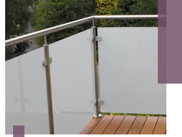 Алюминиевые парапеты для балконов и террас в Чусовой