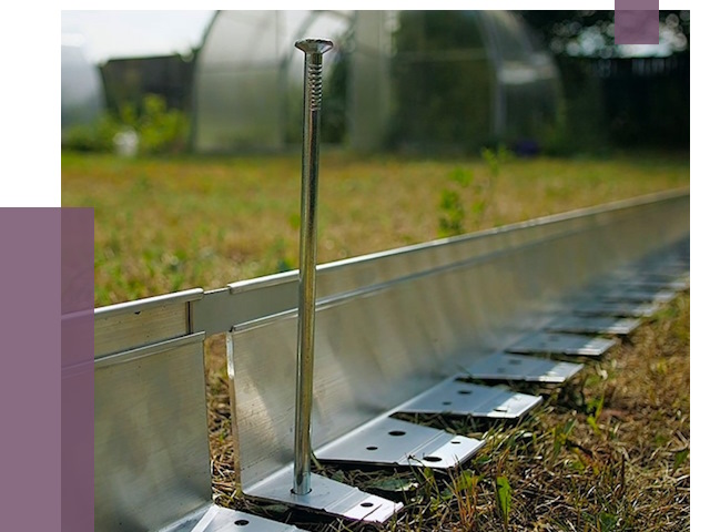 Металлические бордюры для газона в Чусовой от 4388 руб. | ПРОЛЁТ-Чсв