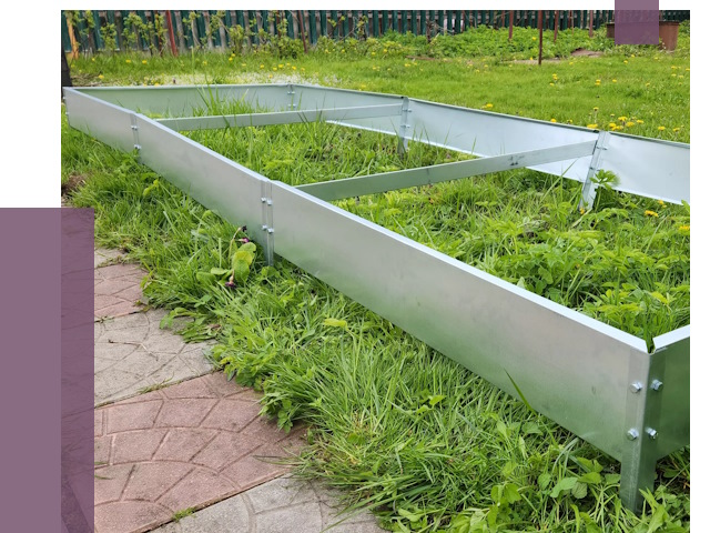 Металлические бордюры для грядок в Чусовой от 1828 руб.