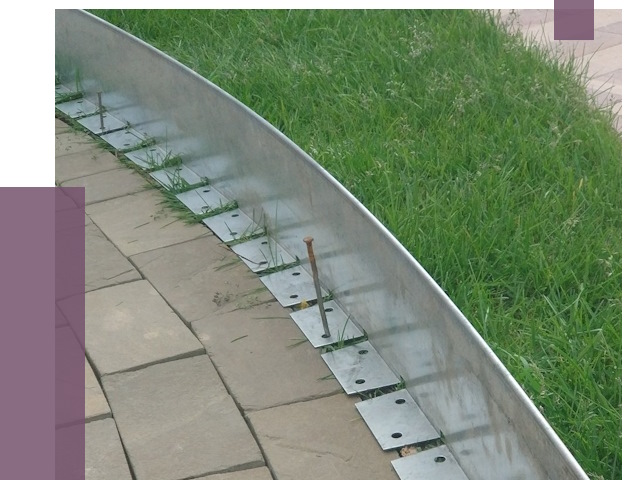 Металлические бордюры для тротуаров в Чусовой от 8881 руб.