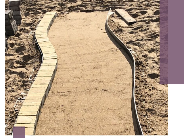 Металлические бордюры для тротуаров в Чусовой — прочные и долговечные